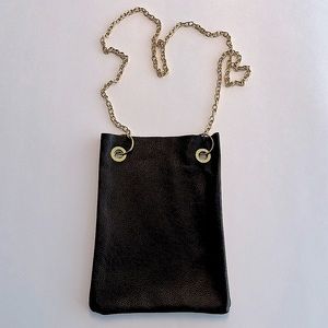 NEW Leather cell phone crossbody/pouch